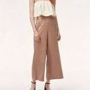 Good Luck Gem Pink Women's linen Pants. Size small
